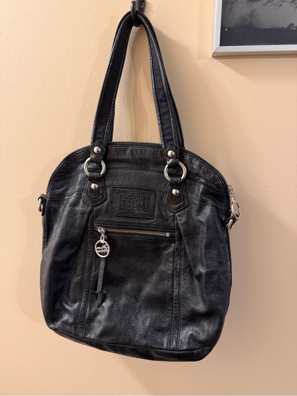 Coach Poppy shoulder bag with legacy lining 2010 16283